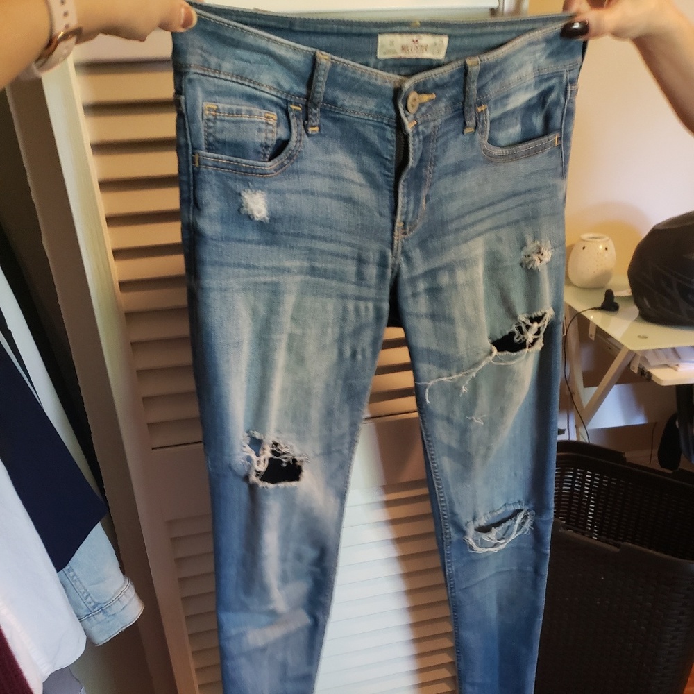 Hollister ripped jeans